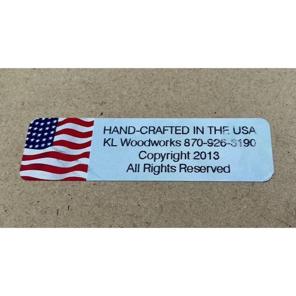 KL Woodworks, Hand-Crafted Wall Basket Americana‎ Decor, Wagon Gate